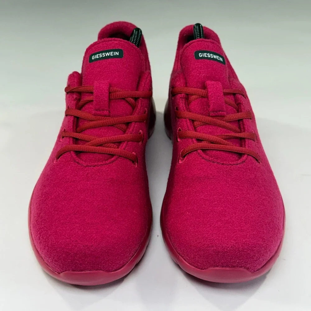 NEW Giesswein Merino Runner Sneakers Womens 42 Pink Wool Lightweight Minimalist